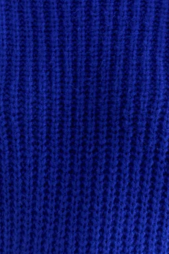  BLUE BRAIDED SWEATER