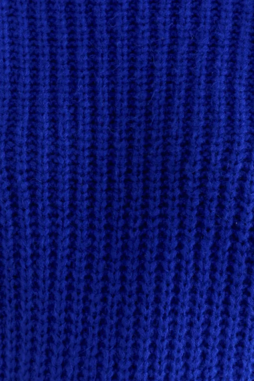  BLUE BRAIDED SWEATER