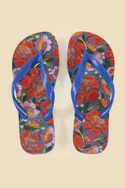  BLUE FLOWERS GARDEN HAVAIANAS SANDALS