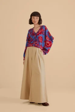  BLUE LACE GARDEN CARDIGAN