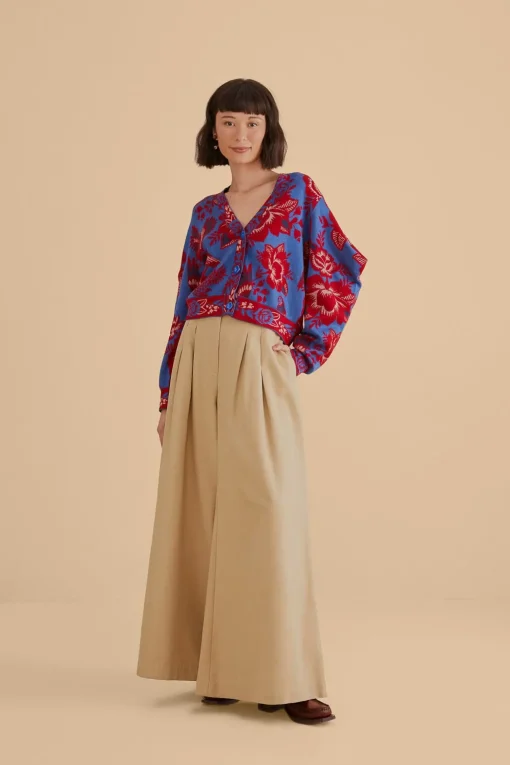  BLUE LACE GARDEN CARDIGAN