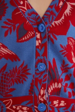  BLUE LACE GARDEN CARDIGAN
