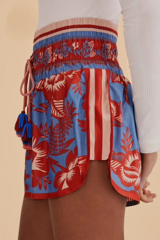 BLUE LACE GARDEN NYLON SHORTS