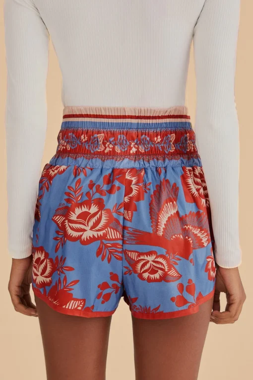  BLUE LACE GARDEN NYLON SHORTS