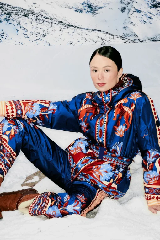  BLUE NATURE BEAUTY SKI JACKET