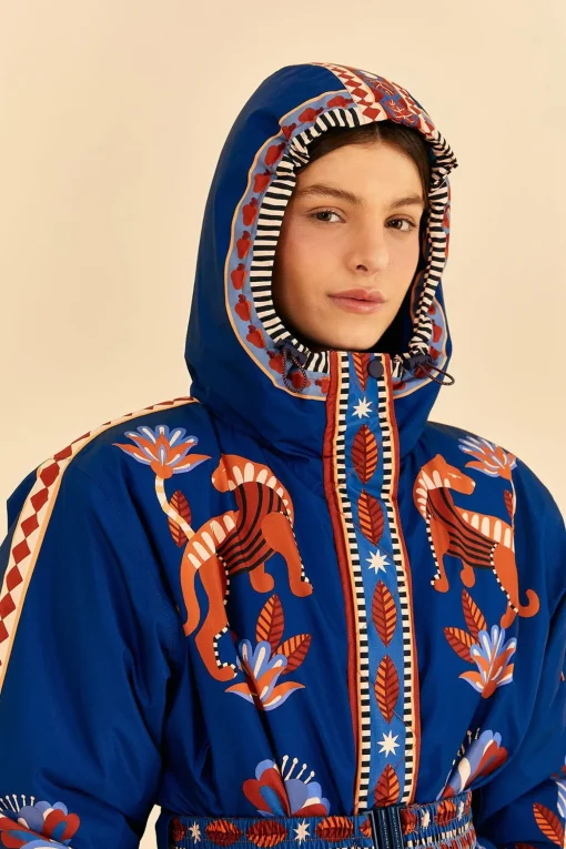  BLUE NATURE BEAUTY SKI JACKET
