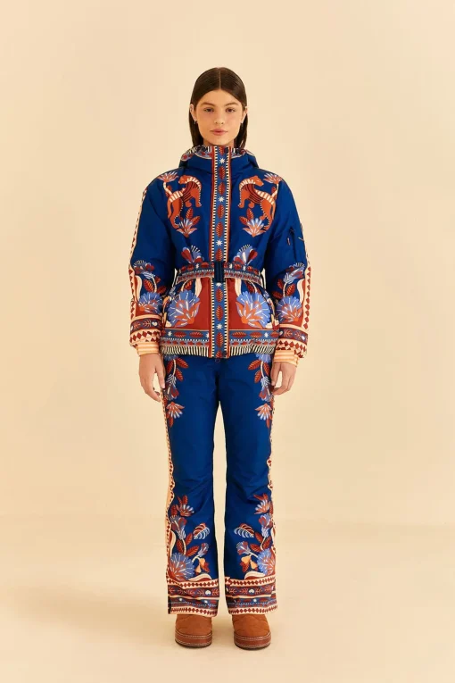  BLUE NATURE BEAUTY SKI JACKET