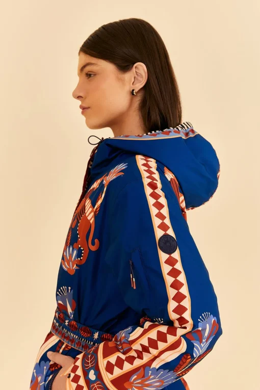  BLUE NATURE BEAUTY SKI JACKET