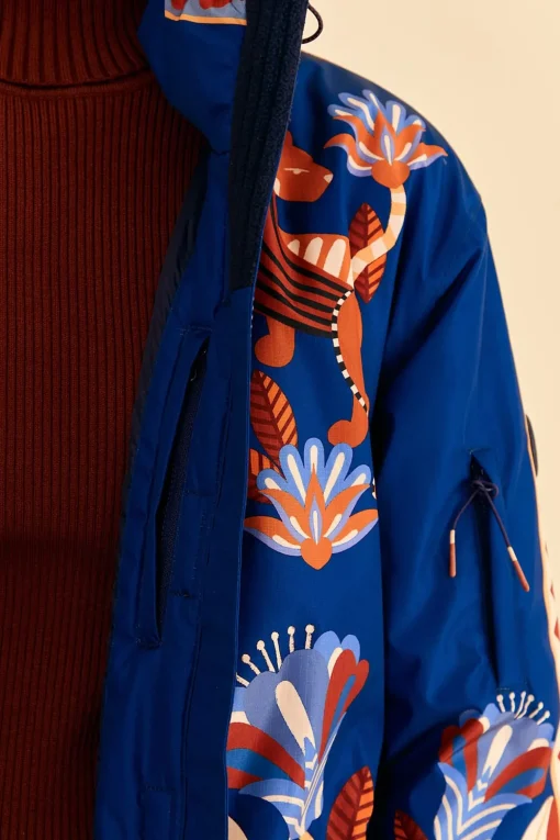  BLUE NATURE BEAUTY SKI JACKET