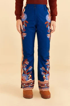  BLUE NATURE BEAUTY SKI PANTS