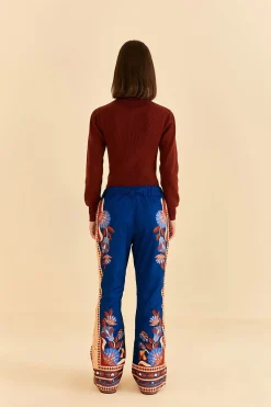  BLUE NATURE BEAUTY SKI PANTS