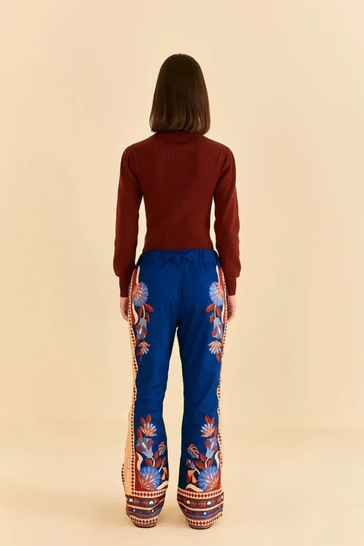  BLUE NATURE BEAUTY SKI PANTS