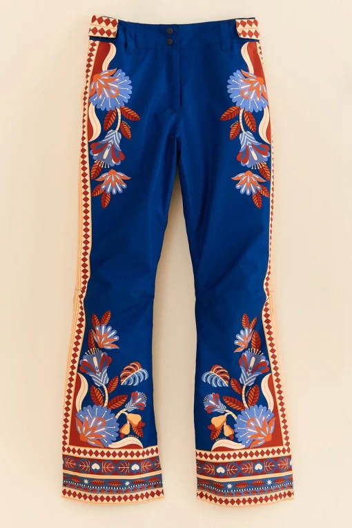  BLUE NATURE BEAUTY SKI PANTS