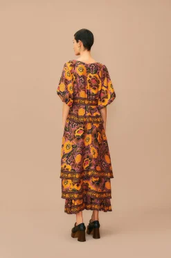  BLUSH GARDEN BLOOM MAXI DRESS