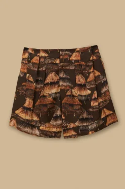  BROWN SHUHU SHORT