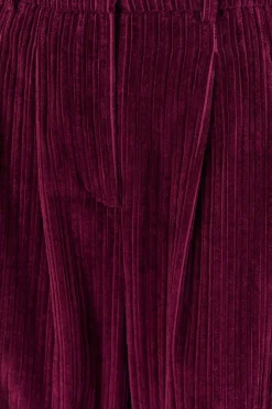  BURGUNDY CORDUROY PANTS