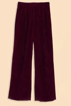  BURGUNDY CORDUROY PANTS