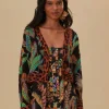  COOL FOLIAGE CROPPED KNIT CARDIGAN