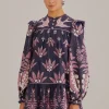  DARK BLUE AINIKA MARTINA LONG SLEEVE MINI DRESS