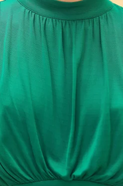  EMERALD HIGH NECK MAXI DRESS