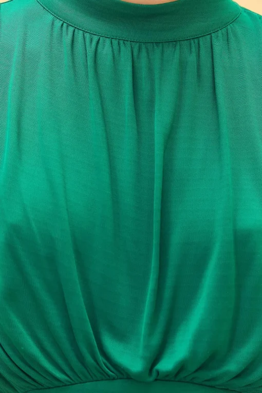  EMERALD HIGH NECK MAXI DRESS