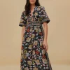  FLOWERY BLACK JUMPSUIT