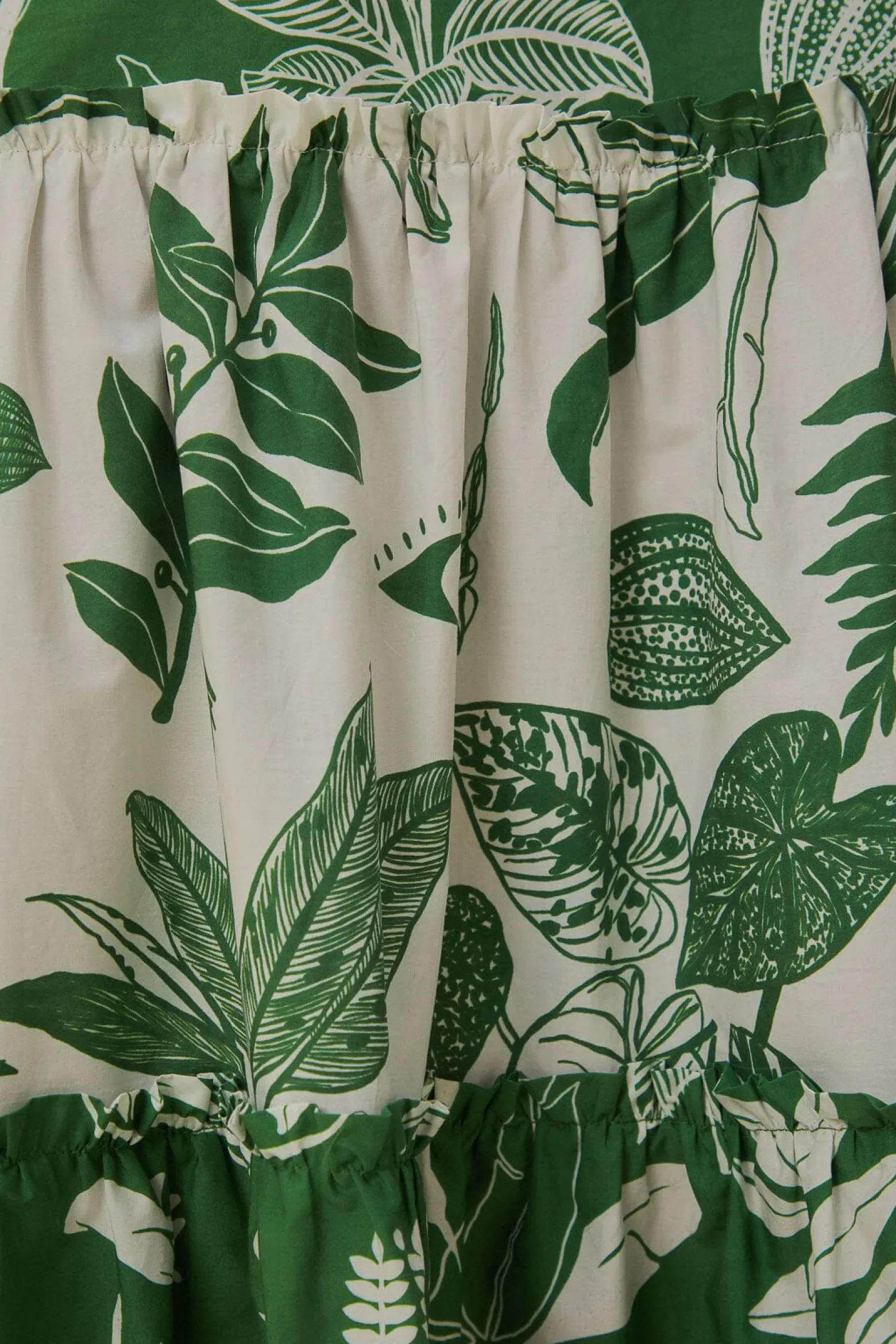 FOREST SOUL MIX MIDI DRESS