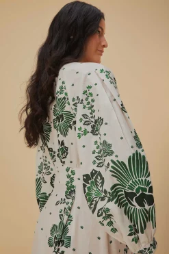  FOREST SOUL OFF-WHITE MAXI DRESS