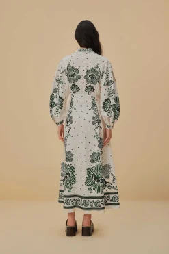  FOREST SOUL OFF-WHITE MAXI DRESS