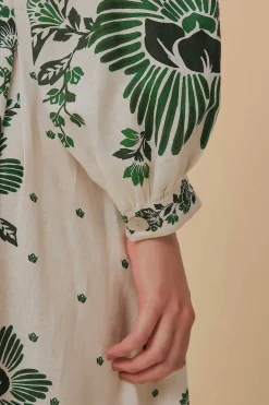  FOREST SOUL OFF-WHITE MAXI DRESS