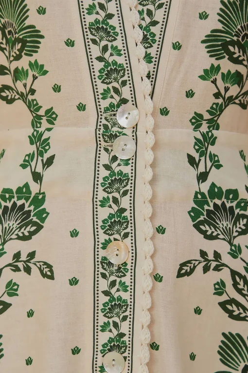  FOREST SOUL OFF-WHITE MAXI DRESS