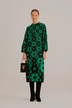  GREEN LOVEDAISY KNIT DRESS