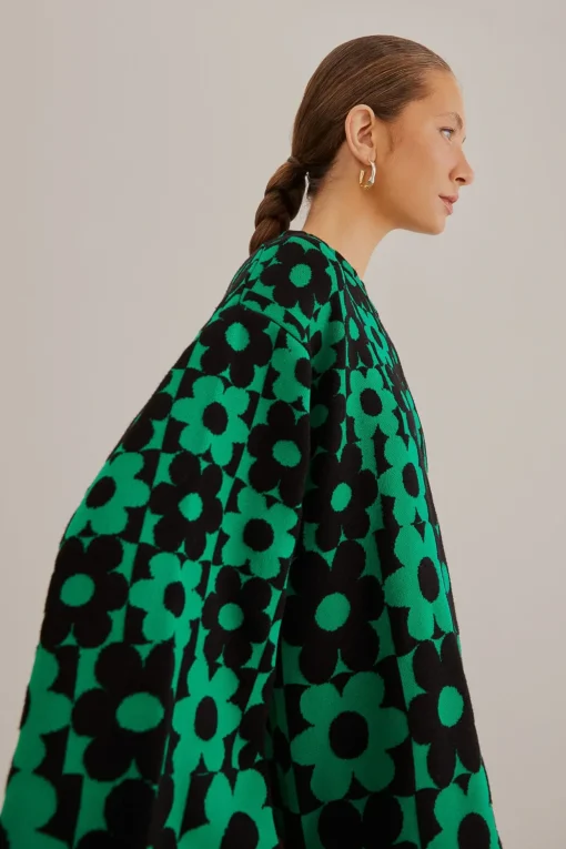  GREEN LOVEDAISY KNIT DRESS