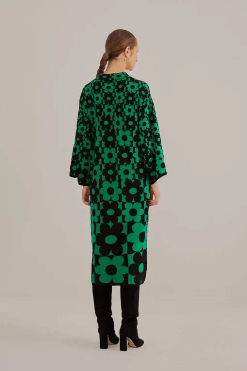  GREEN LOVEDAISY KNIT DRESS