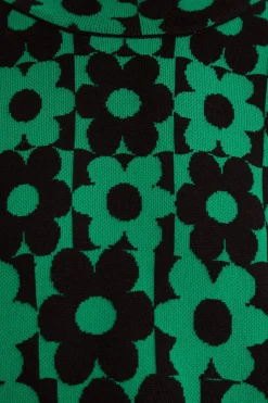  GREEN LOVEDAISY KNIT DRESS