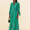  GREEN MORADA BOA GUIPURE DRESS