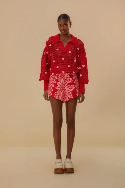  HANDMADE HEARTS KNIT SWEATER