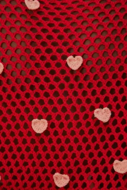  HANDMADE HEARTS KNIT SWEATER