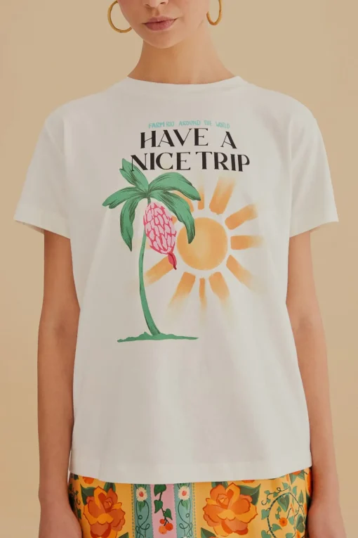  HAVE A NICE TRIP ORGANIC COTTON FIT T-SHIRT