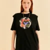  I LOVE RIO SHOULDER PADS ORGANIC COTTON T-SHIRT