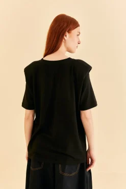  I LOVE RIO SHOULDER PADS ORGANIC COTTON T-SHIRT