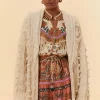  KHAKI BRAIDED KNIT CARDIGAN