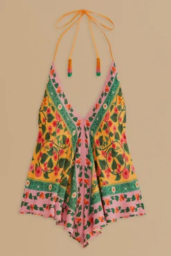  LIGHT YELLOW HEART IVY BLOUSE