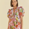  LILAC BEAKS &AMP; BANANAS V NECK ROMPER