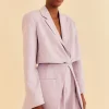  LILAC CUT OUT BLAZER