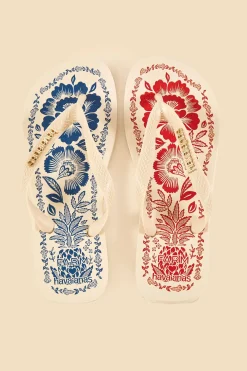  MIXED PINEAPPLE GARDEN HAVAIANAS SANDALS
