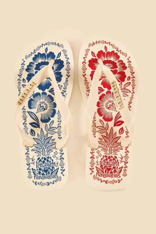  MIXED PINEAPPLE GARDEN HAVAIANAS SANDALS
