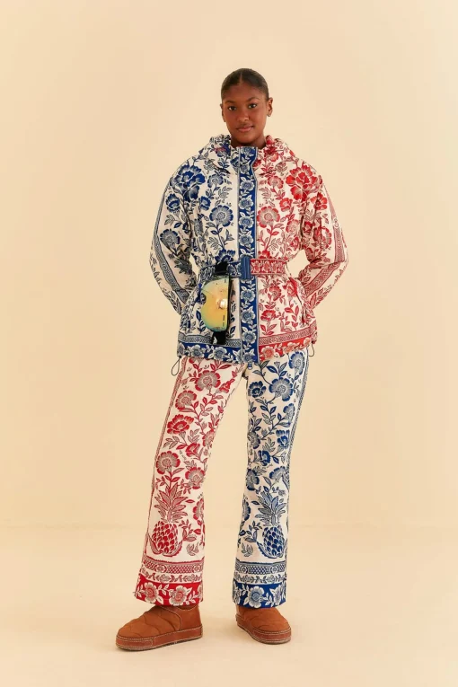  MIXED PINEAPPLE GARDEN SKI JACKET