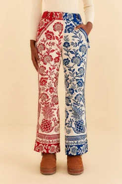  MIXED PINEAPPLE GARDEN SKI PANTS