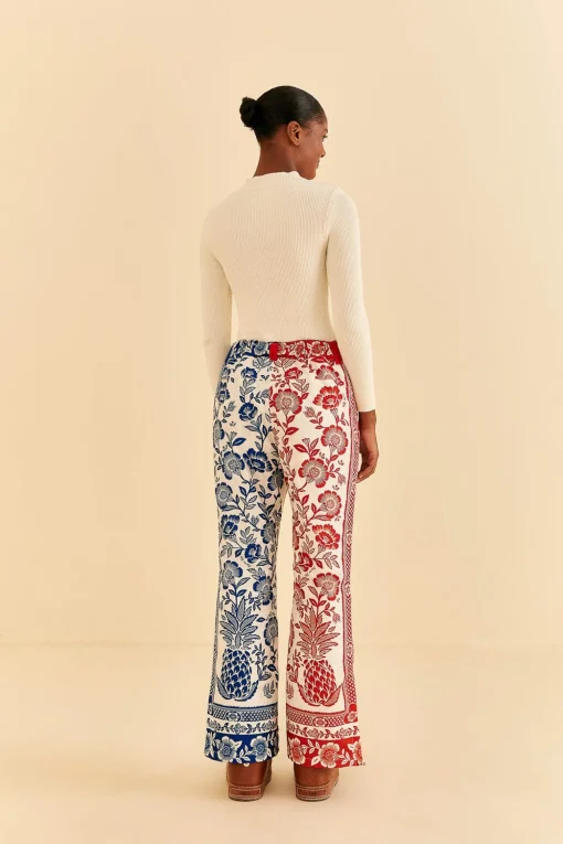 MIXED PINEAPPLE GARDEN SKI PANTS